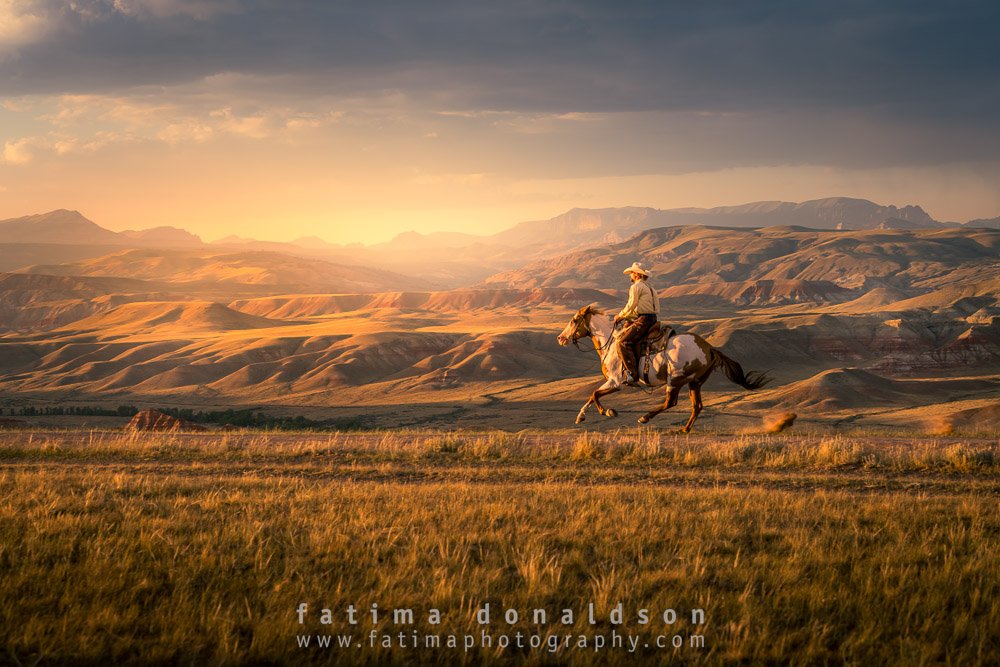 Riding Free - Black & White