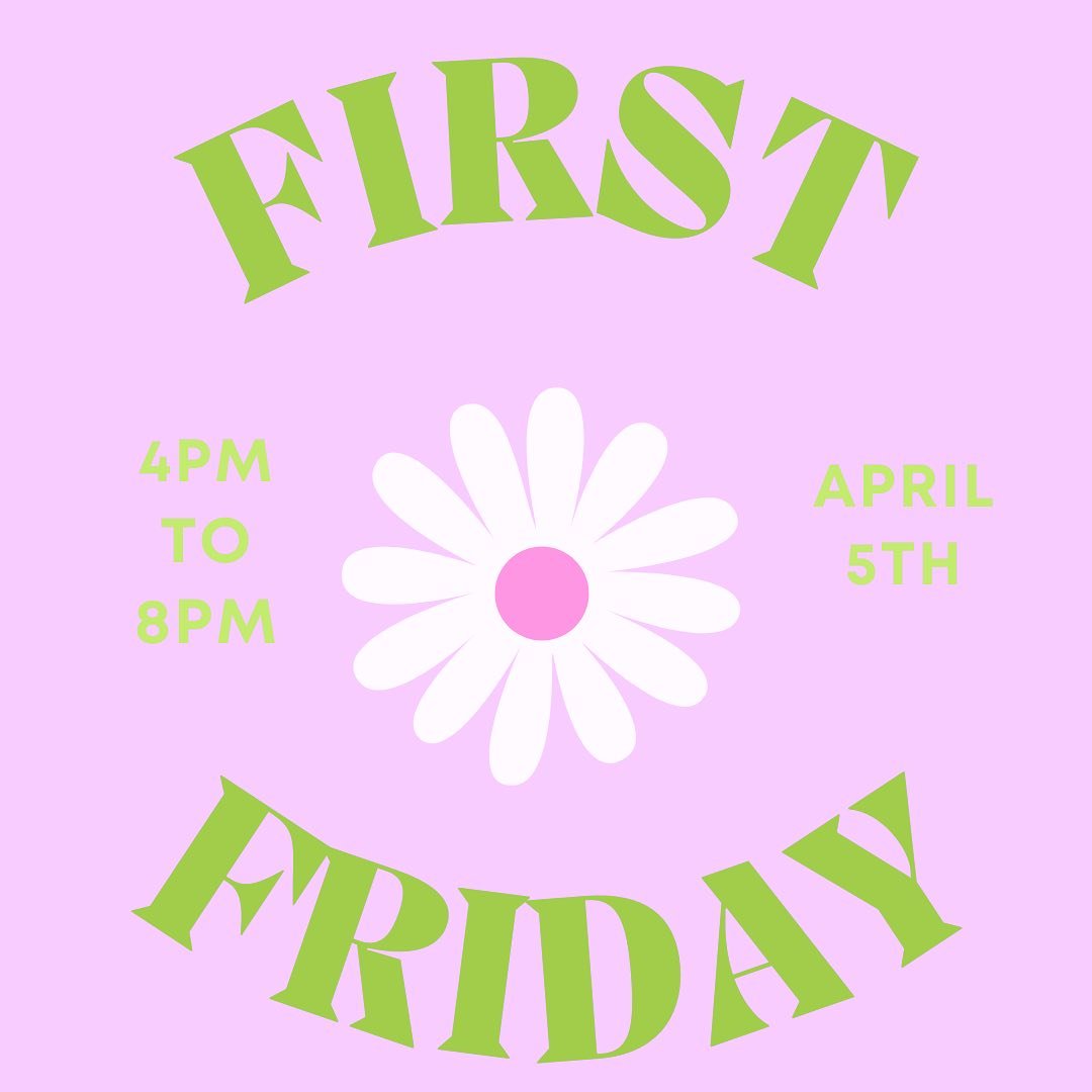 Don&rsquo;t be an April fool, and come to First Friday this week! Enjoy  the Stonehouse chicken club and a peeps cocktail for dessert. Menu linked in bio. See you all there!