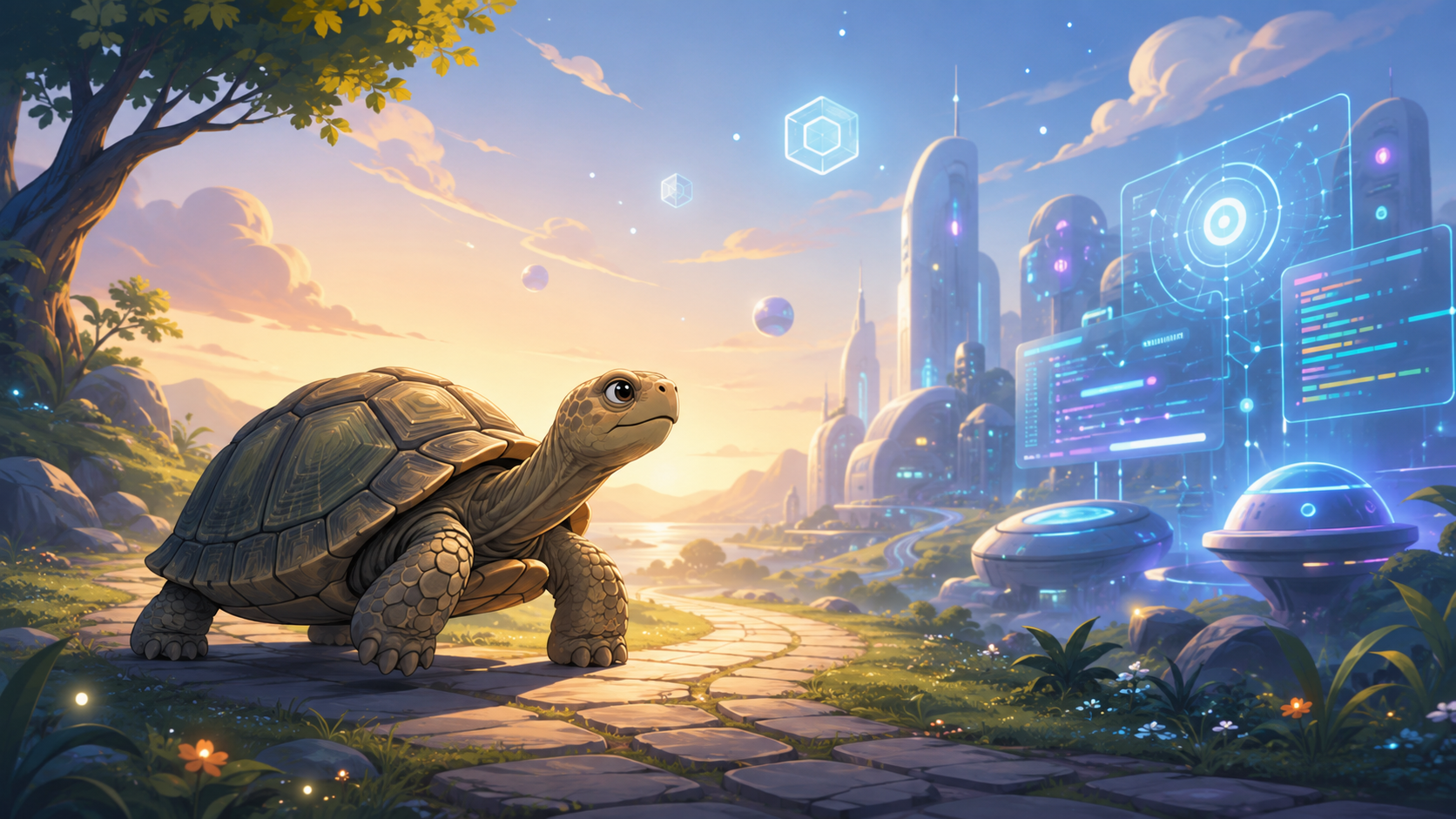 The Tortoise Versus Alien Tech
