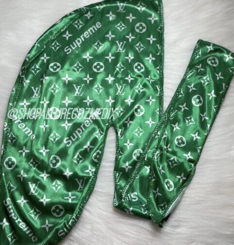 Wave Pro Durags, Silky Green LV Supreme Durag