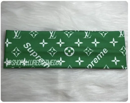 Pink LV headband — AllureCozmedix