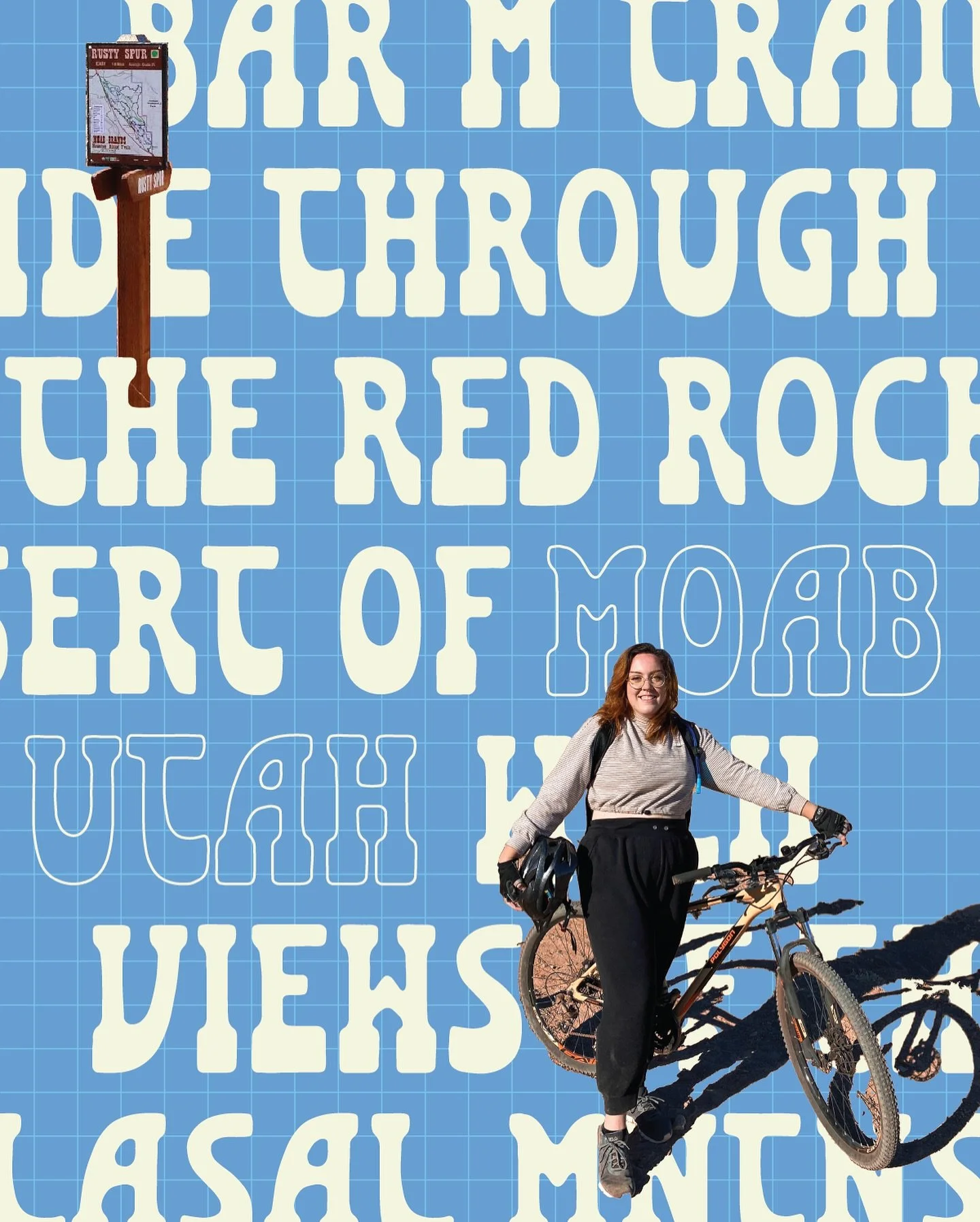 One of my favorite fonts&mdash;RUSTY SPUR&mdash;is inspired by a beautiful lil mountain biking trail outside of Moab, Utah I used to love riding back when I lived there.

The signage along the trails featured a funky western slab font, which prompted
