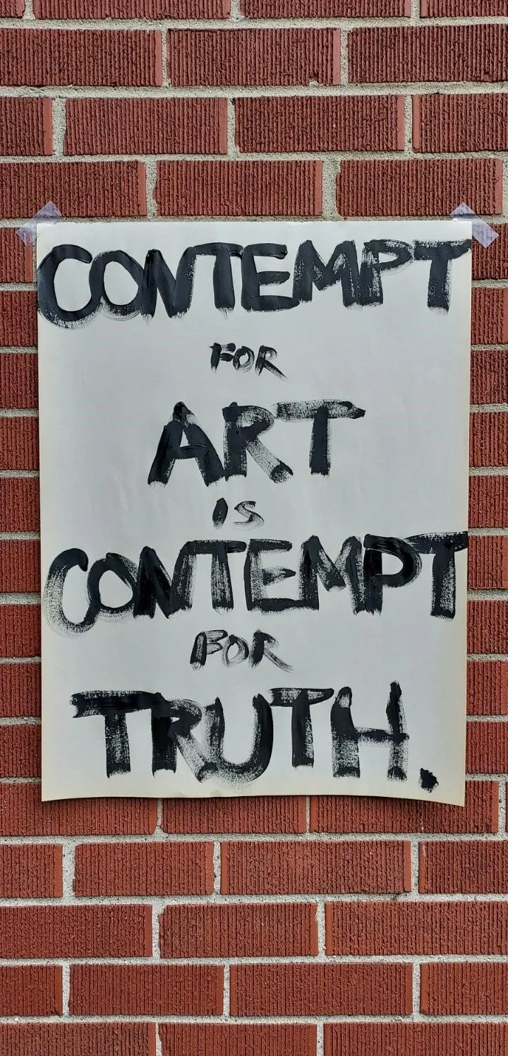 Contempt for art is contempt for truth.  © Mariah Montemayor