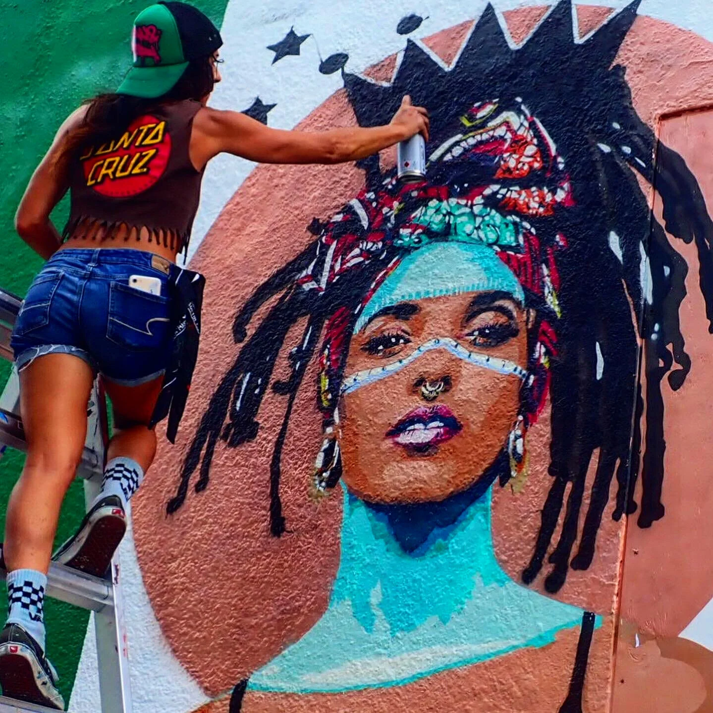 "VOTE"-mural detail, Mexic Arte Museum, AUstin, TX