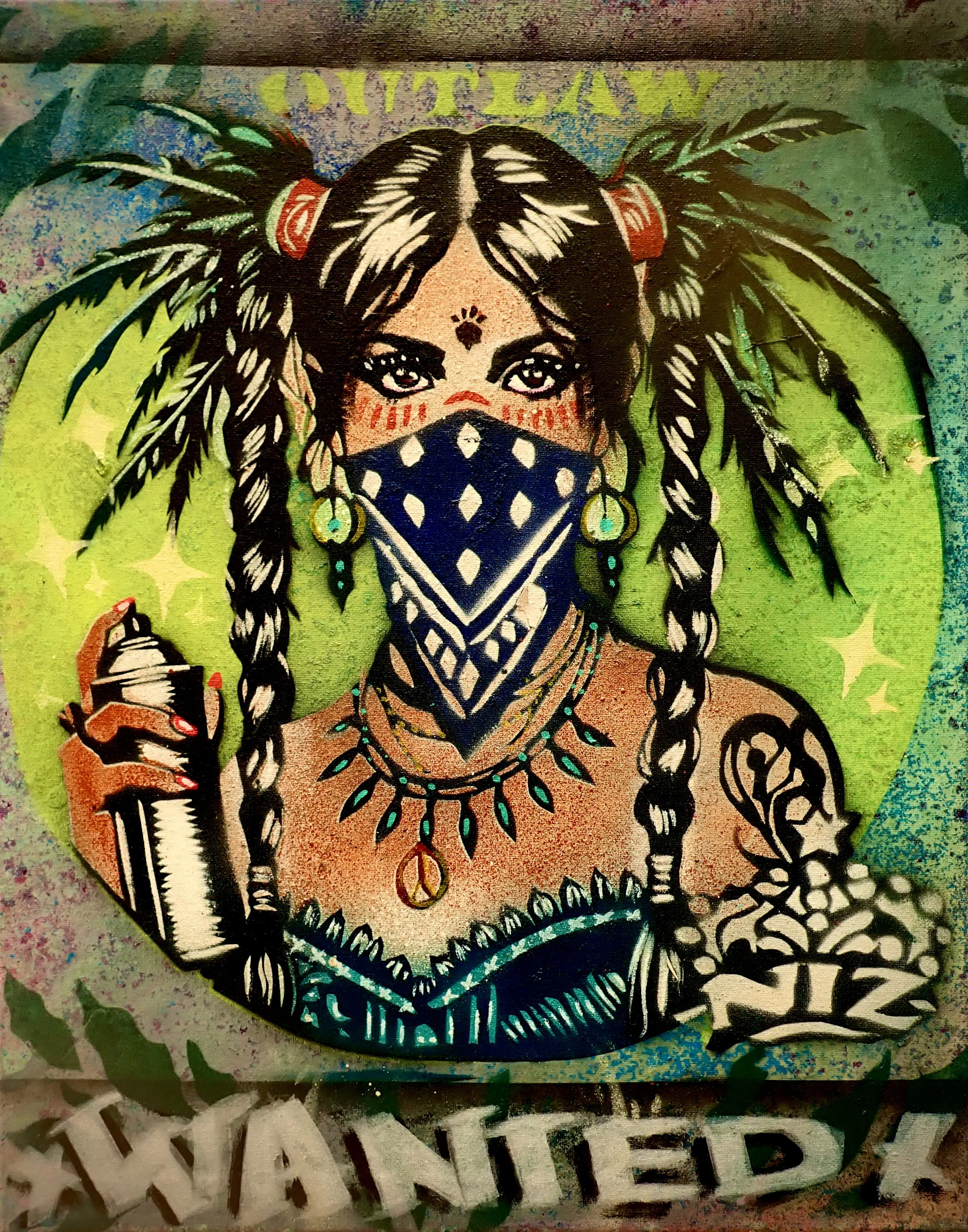 "Outlaw"-12x18" limited edition archival giclee print-$50