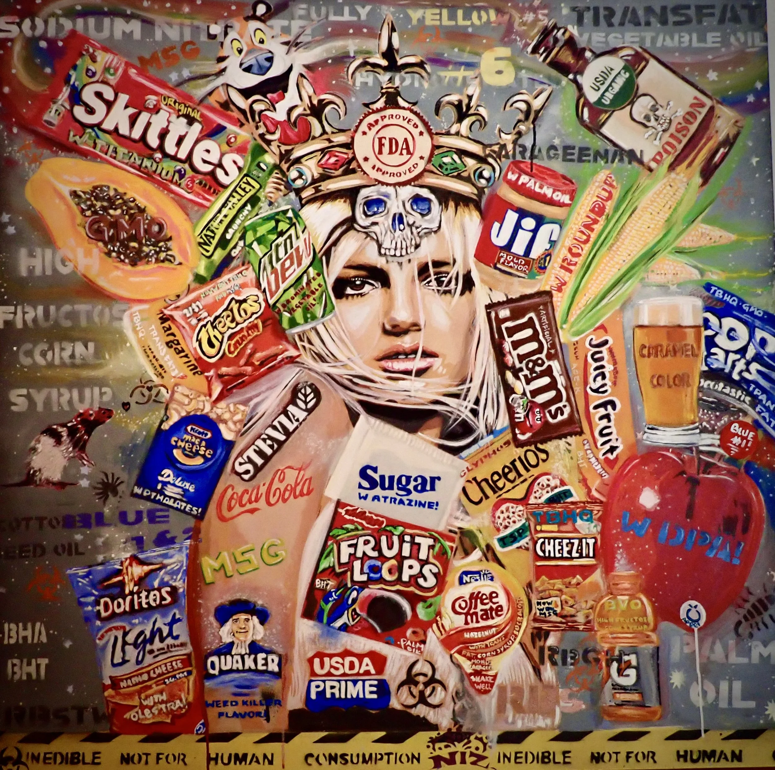 "Toxic"-12x12" limited edition archival giclee print-$50