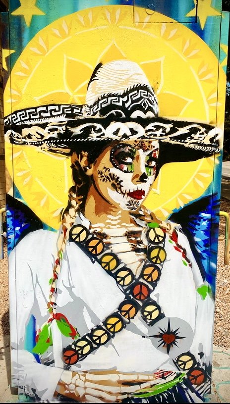 "Guerrera for la Paz"-10x20" limited edition archival giclee print-$60