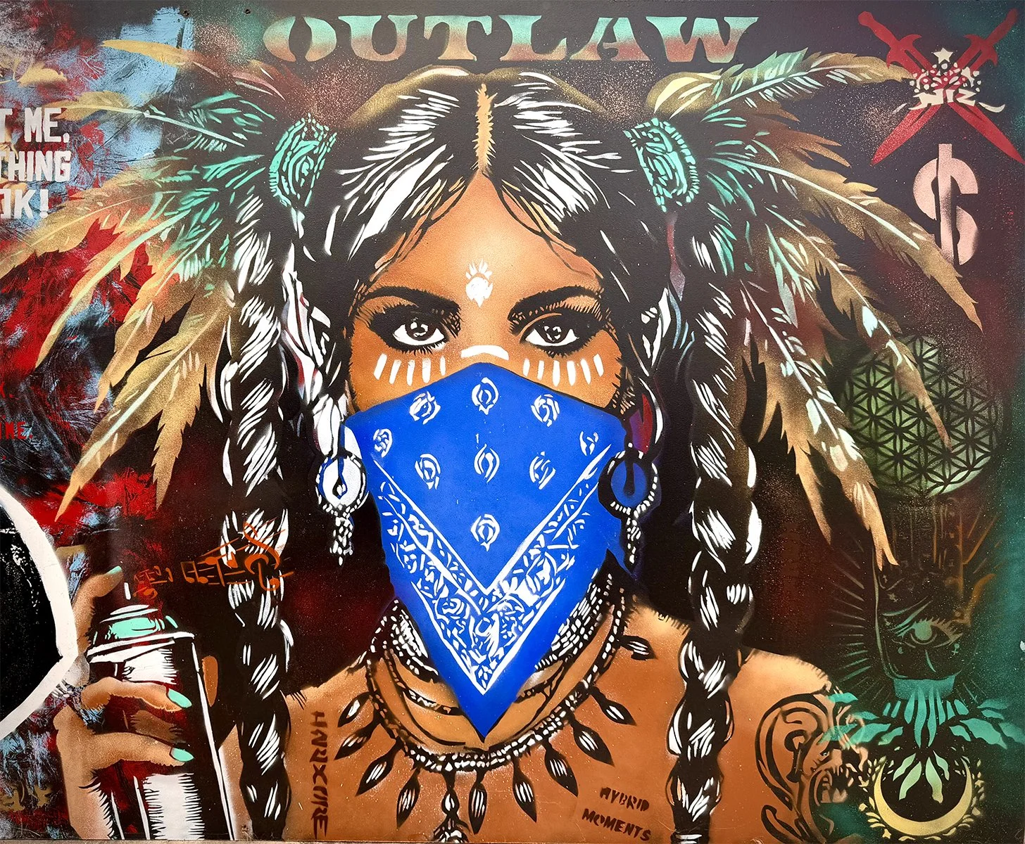 "Outlaw"-12x12" limited edition archival giclee print-$50