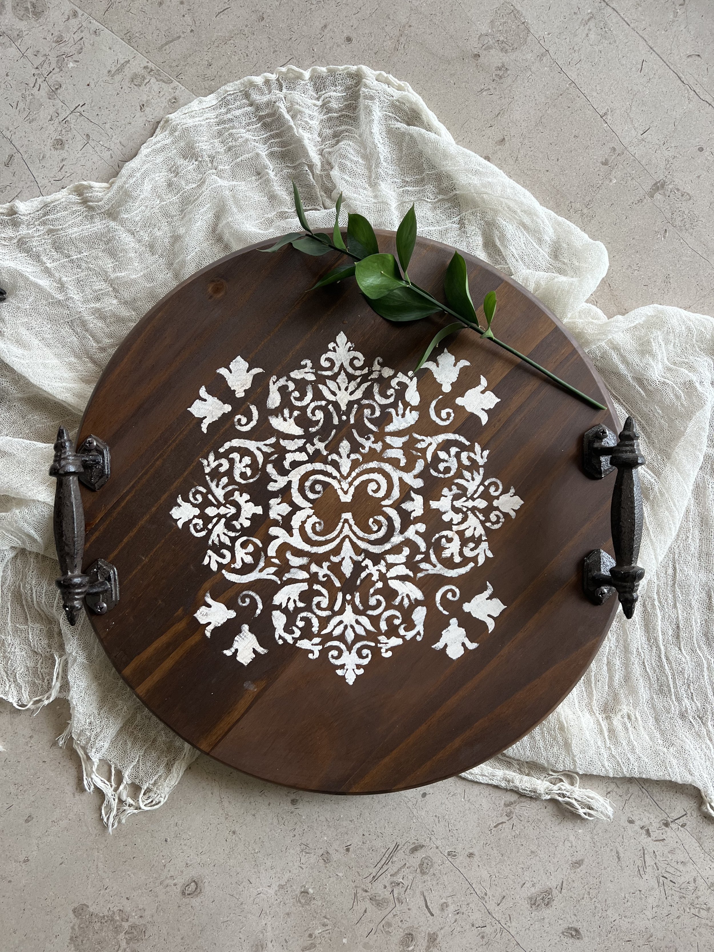 "Diamond Medallion" Lazy Susan