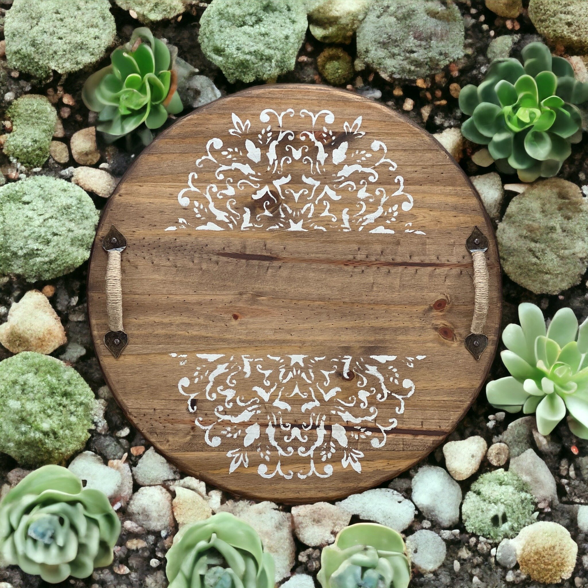 "Cut Medallion" Lazy Susan