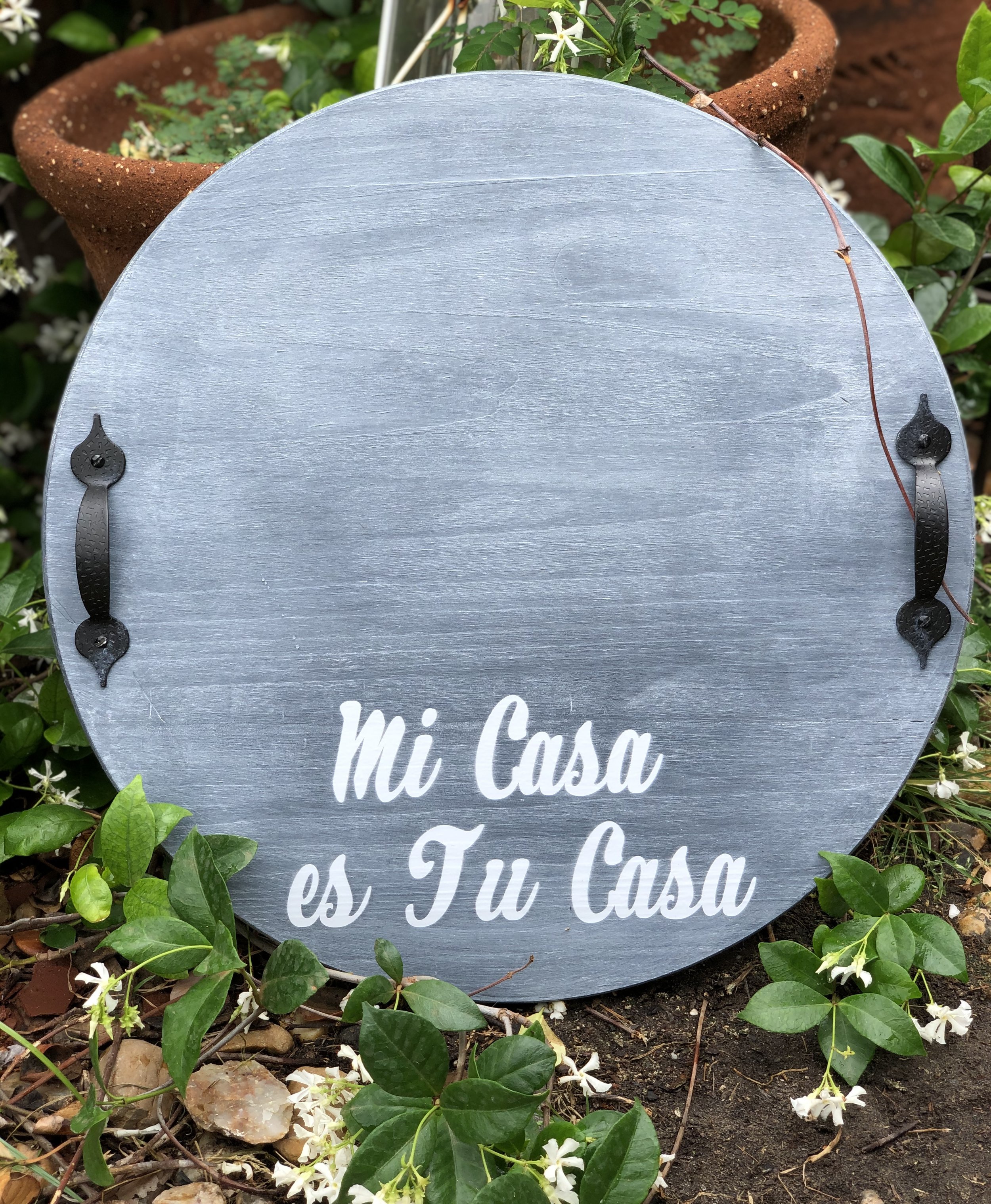 "Mi Casa es Ty Casa" Lazy Susan