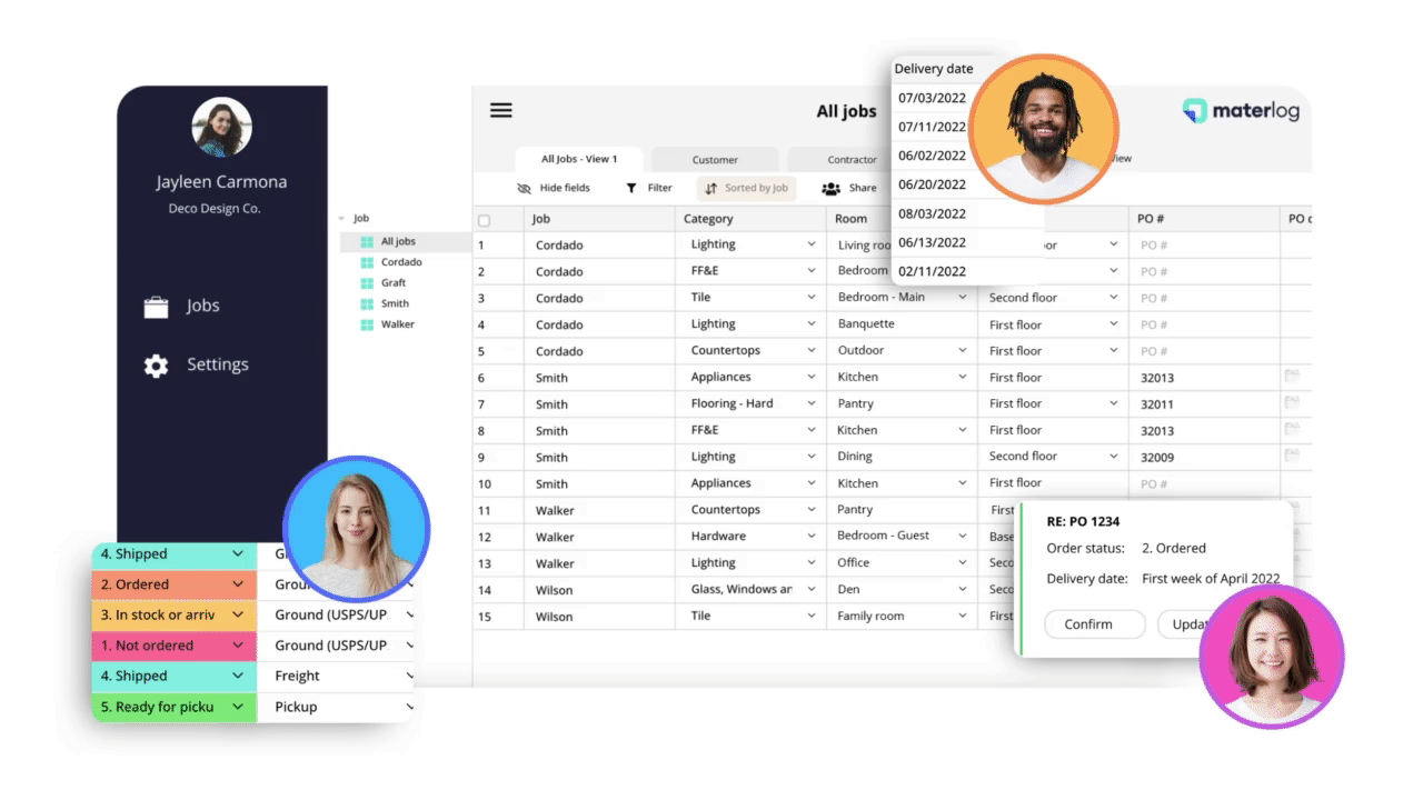 MaterLog Material order tracking software, track your orders