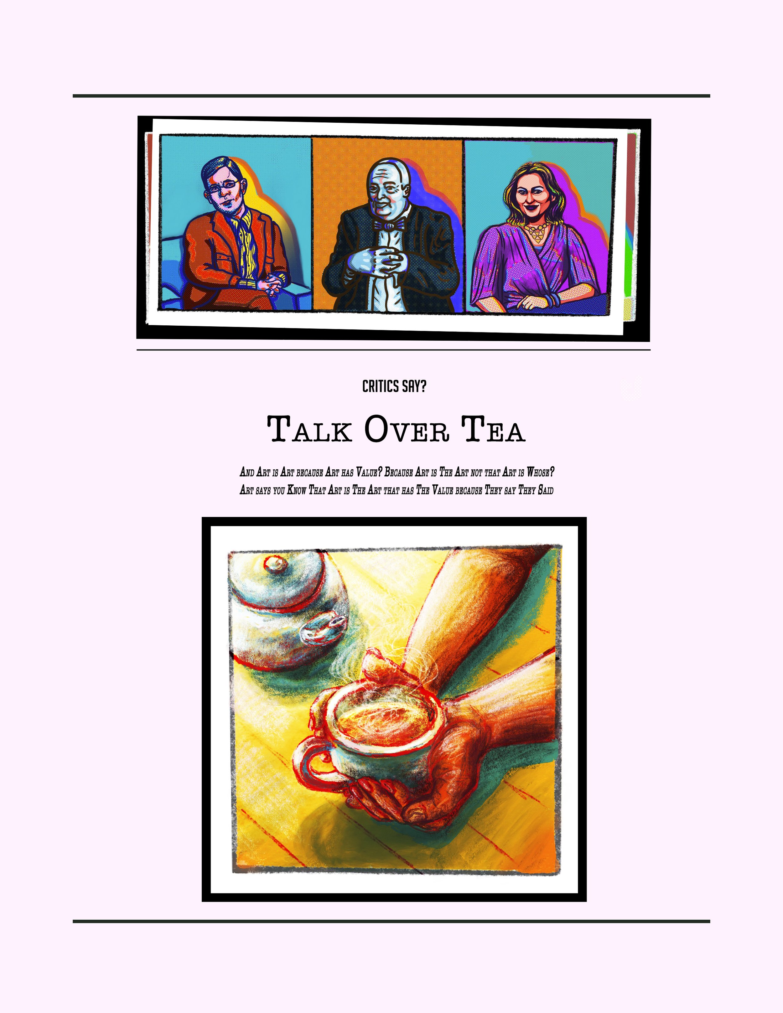Talk Over Tea Page Spread, 2021