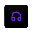 Purple Spotify logo on a black background