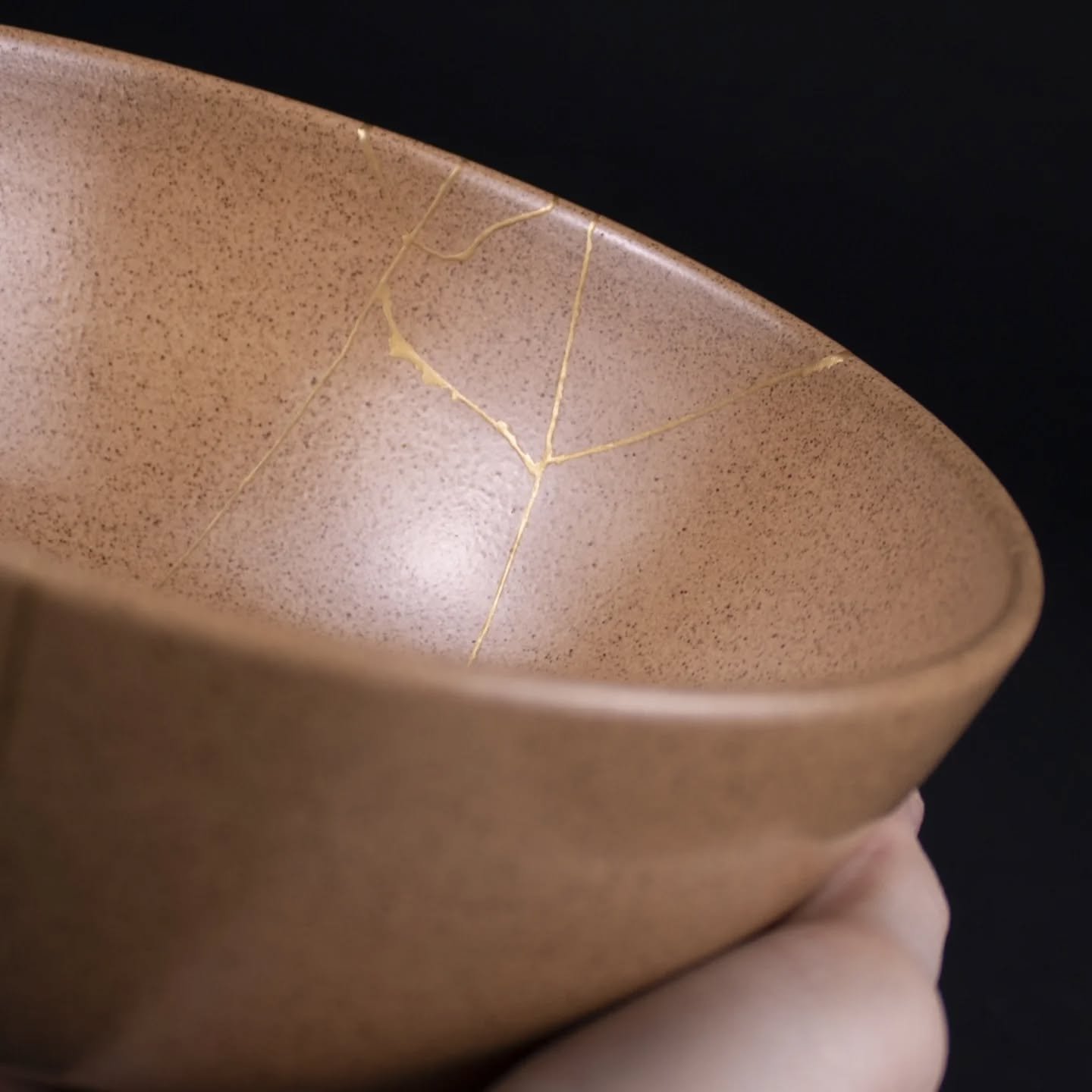 Gold repair on the Heath bowl.