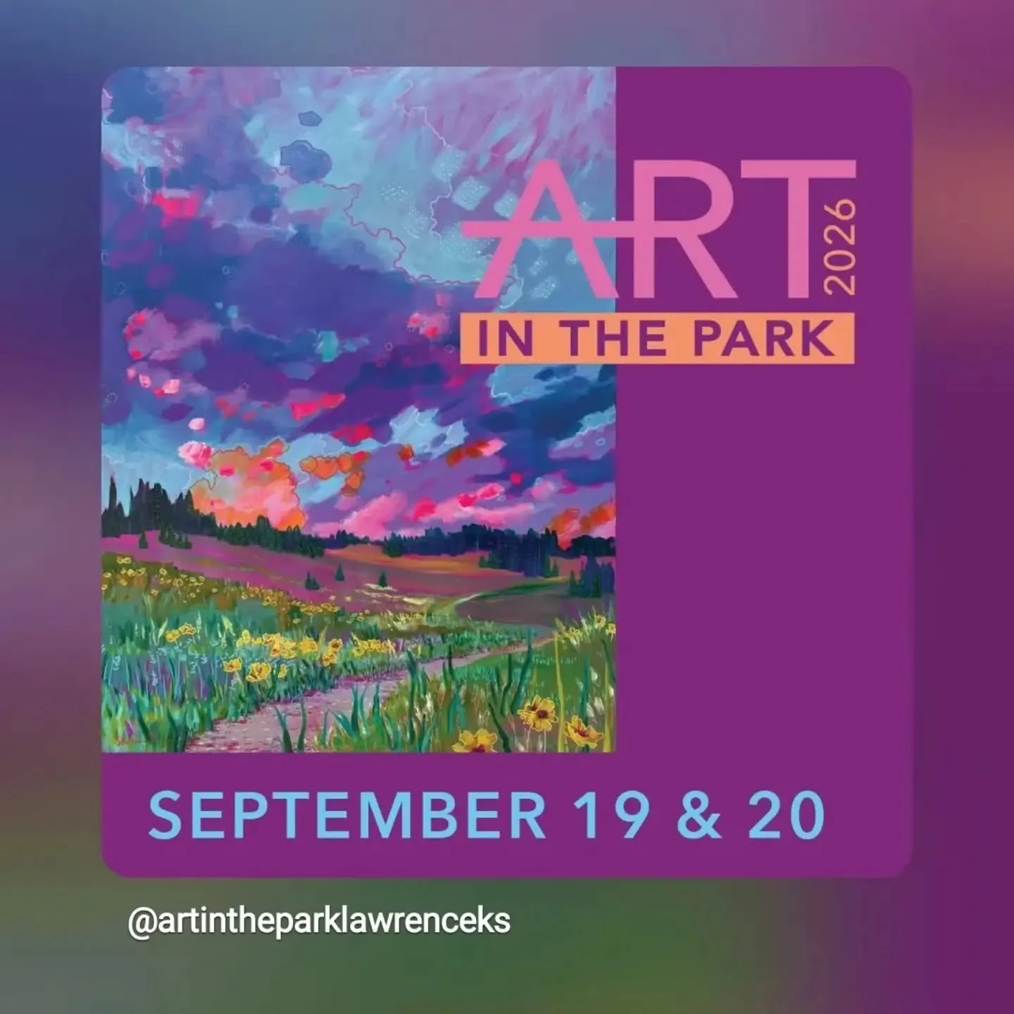 We are so excited to participate in Lawrence Art in The Park 2026! This weekend, September 19 &amp; 20. Come say hi. 🙌 We will bring a lot of new jewelry.🥰 There are so many great artists bringing their beautiful art works. And, you can find tasty 