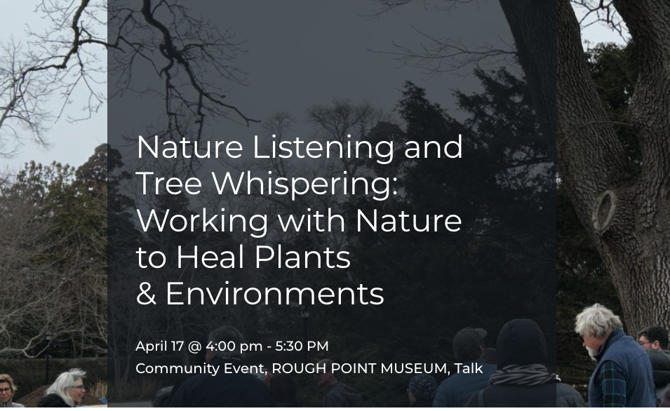Nature Listening and Tree Whispering: Working with Nature to Heal Plants & Environments