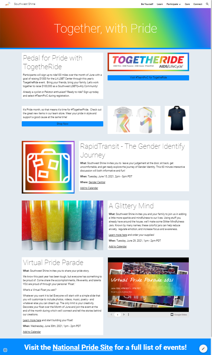 Southwest Shine was a key contributor to national Pride Month programming