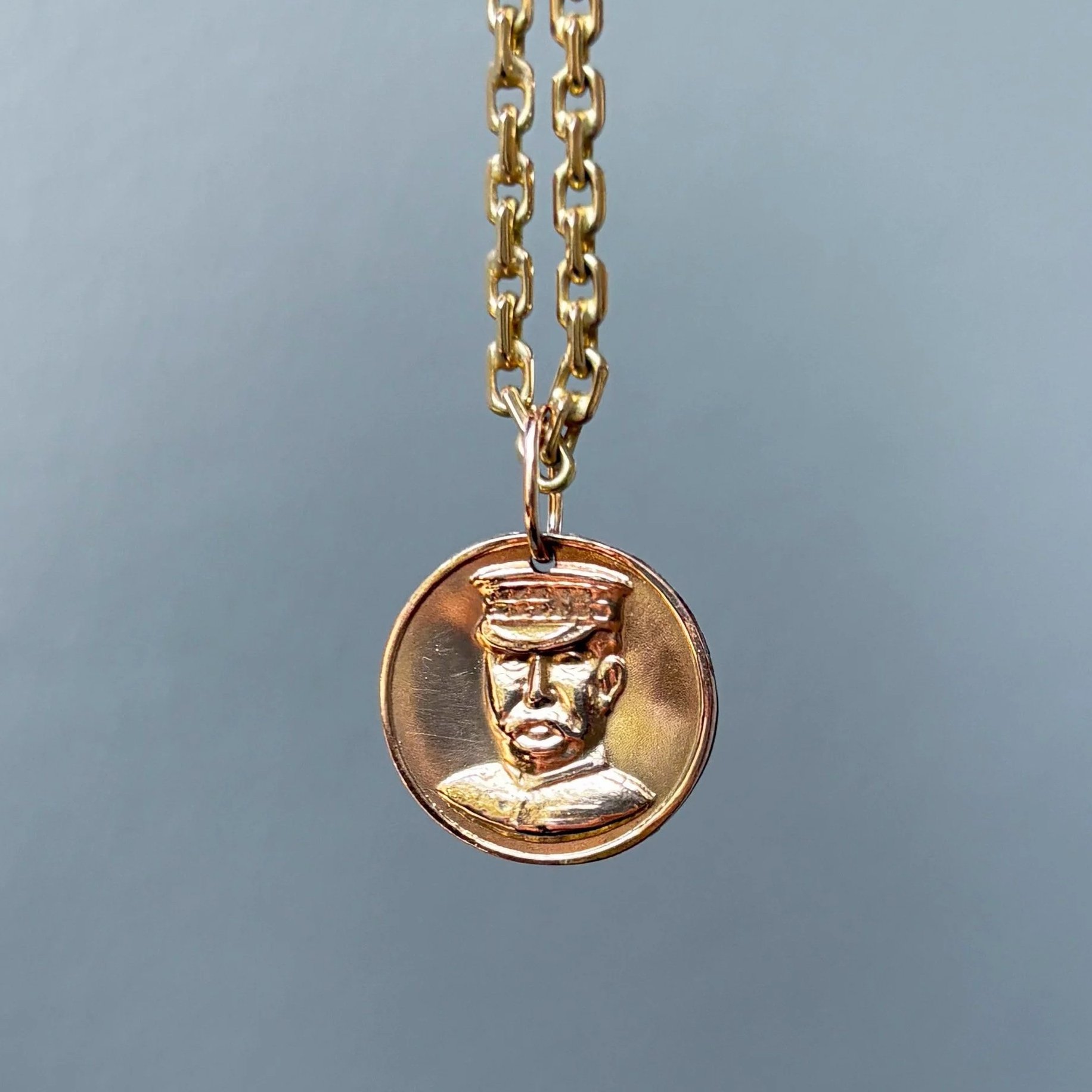 Victorian Gentleman Charm in 9ct Rose Gold