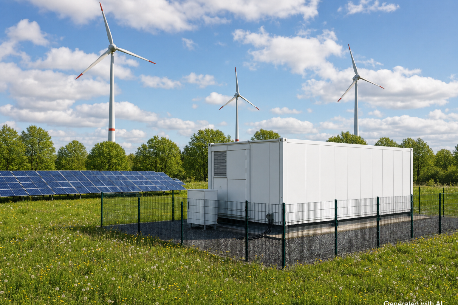 Erlöse von co-location Batteriespeichern im Mai 2026 - PV nimmt Fahrt auf, Wind schwächet