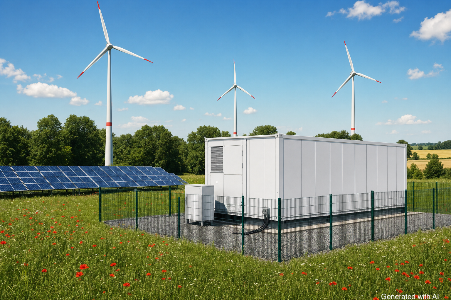 Erlöse von co-location Batteriespeichern im Juni 2026 - PV mit Höchstwert, Wind leicht positiv