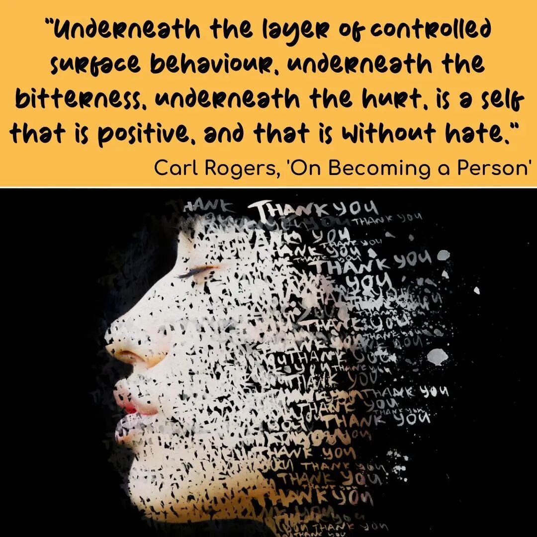 This!! This is why I am training to be a person-centred therapist, because of the fundamental principle that our true self is loving, positive, and entirely free from hatred for ourselves or others. 

It is my experience, as I grow and evolve and let