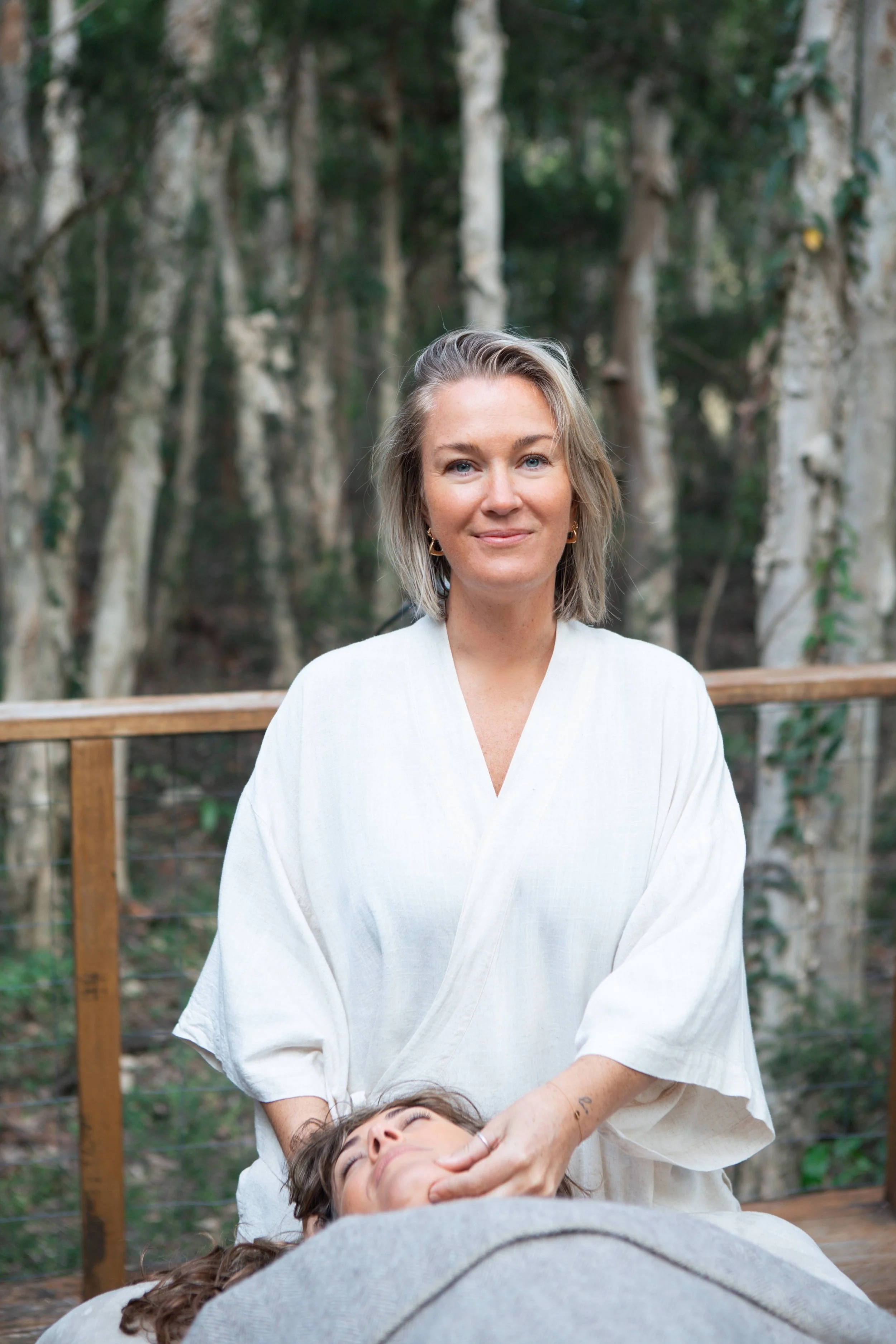 Hands-on lymphatic bodywork training with Tahlia Seinor on the Sunshine Coast.