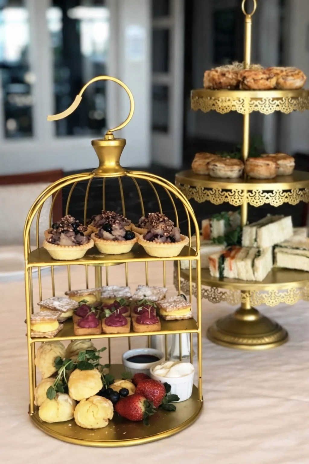 High Tea served at tables
