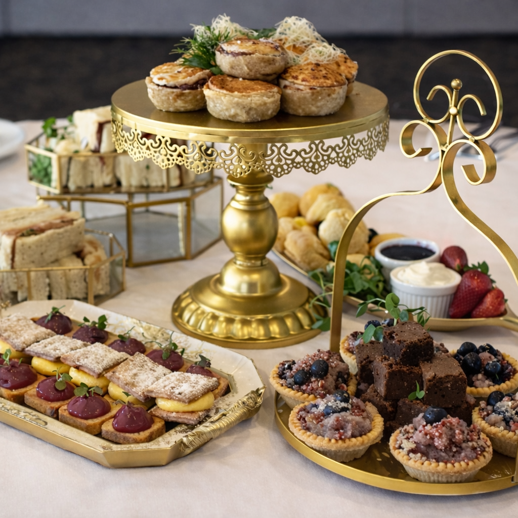High Tea served at tables