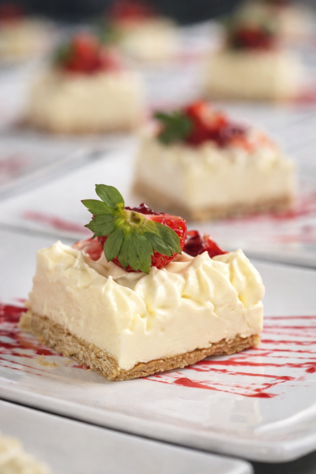 White Chocolate & Raspberry Cheesecake