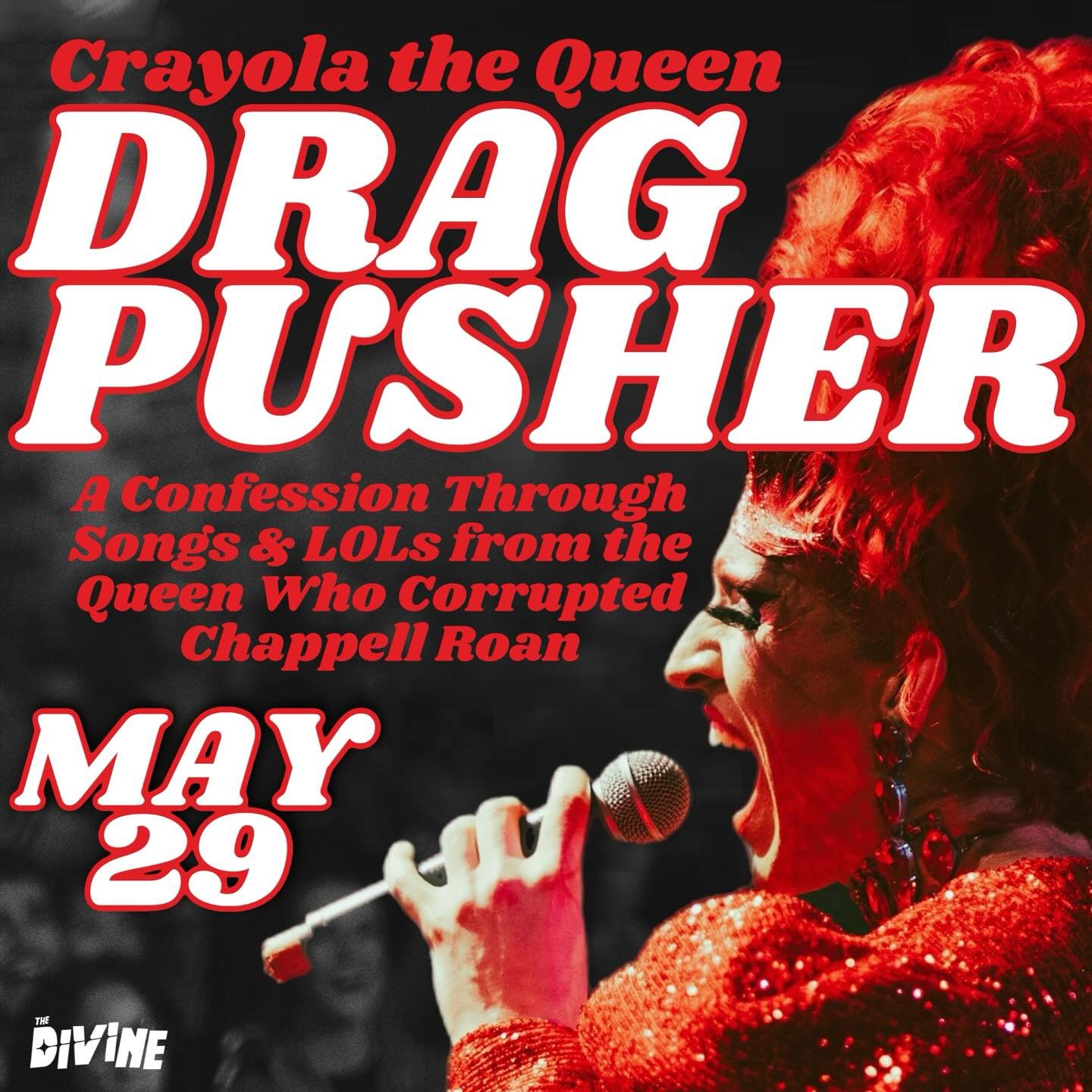 &ldquo;I&rsquo;m a Pusher, Chappell. I push people.&rdquo;

For almost a decade, Crayola, &ldquo;a captivating artist&rdquo; according to The Stage, has lured hundreds into seedy, queer basements with her siren-like vocals and comic tendencies. But b