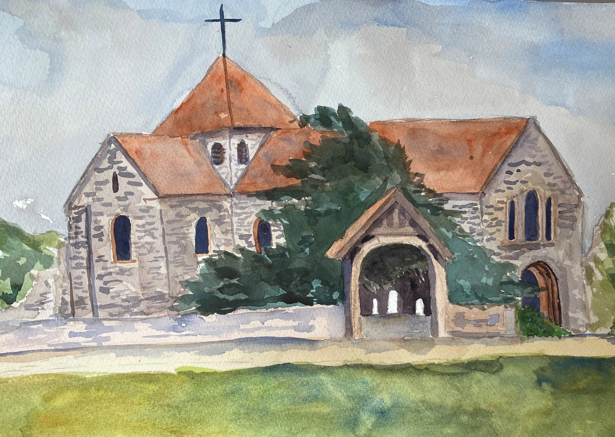 Porchester castle church.JPG