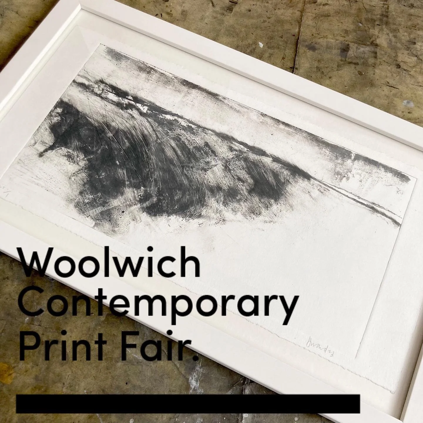 Can’t wait for @woolwichcontemporaryprintfair next week 21 - 24 November 2024 
I will be exhibiting my work Wind Song 11 (monotype) as part of the Curated Hang, which was selected from a record-breaking number of entries by a panel of industry