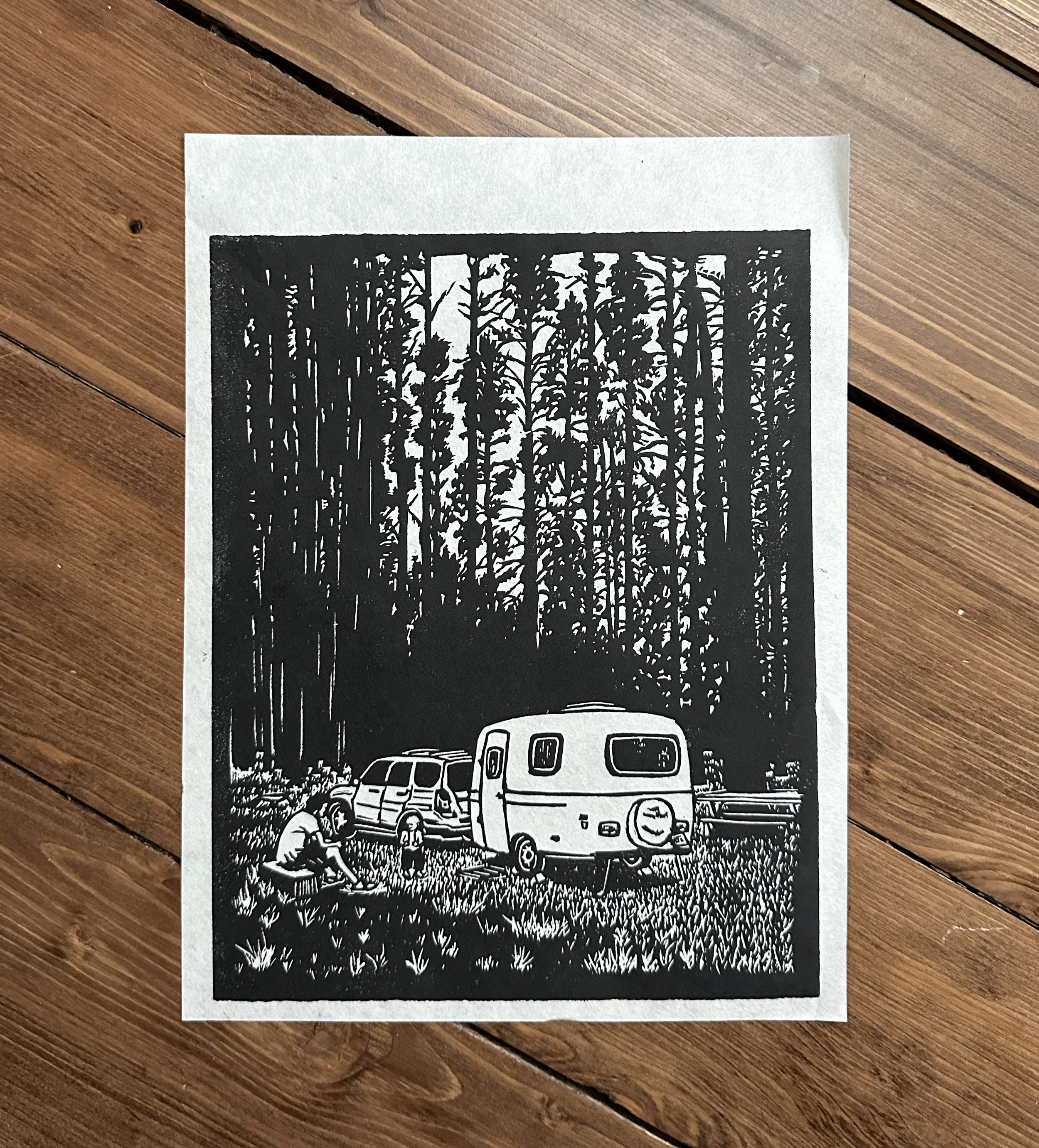 Camping in the Pines