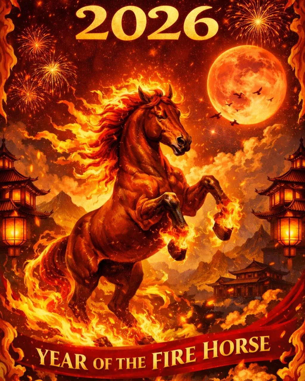 Tomorrow we step out of the shedding energy of the Snake and into movement, courage and forward momentum. The Fire Horse does not wait. It pushes you to live louder, love braver and stop holding yourself back from the life you know you deserve.

If t