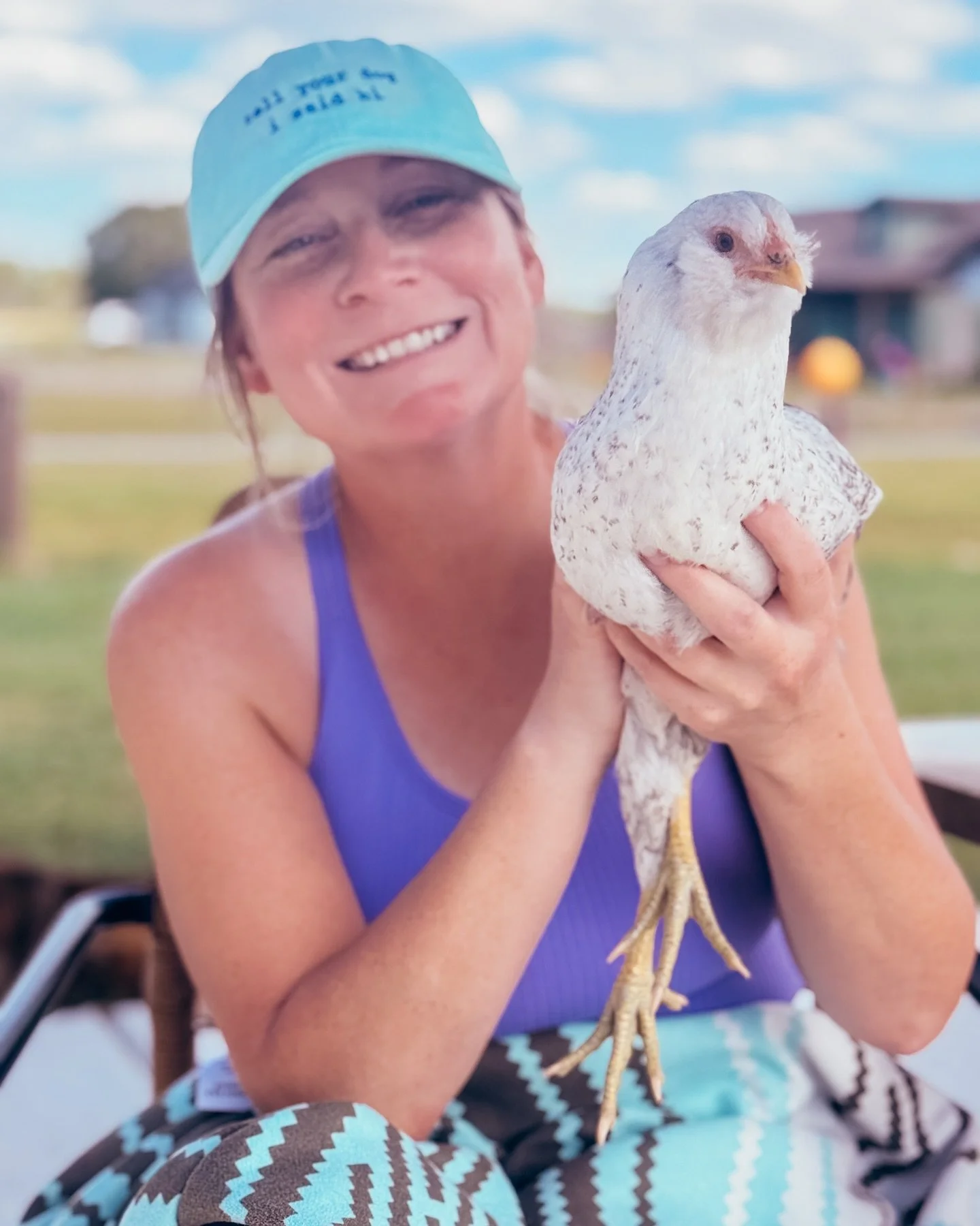 Happy 3 months to little miss Olive 🤍💛🤎 #olivethechicken