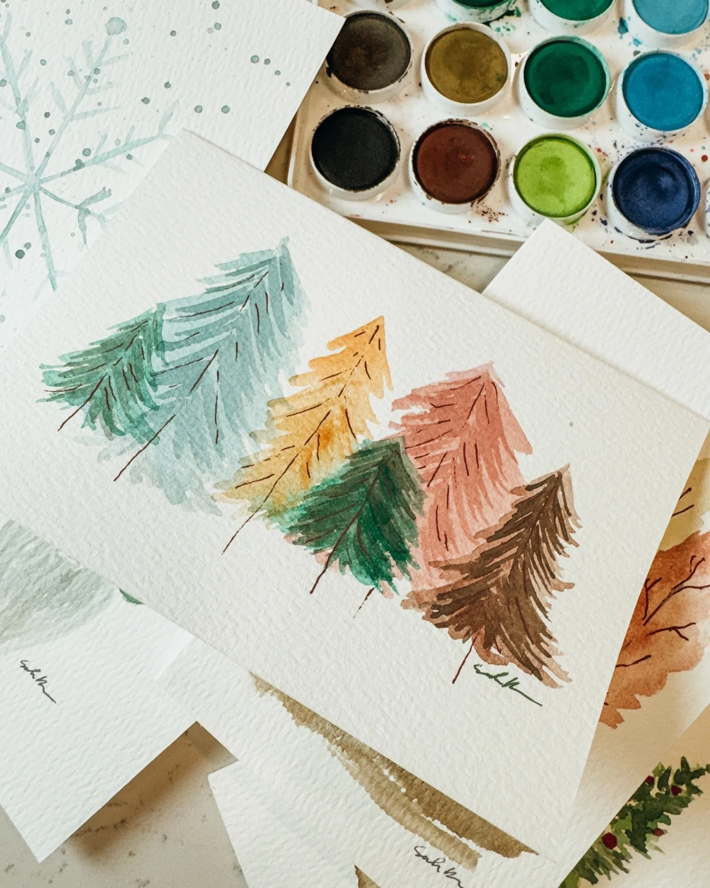 Urgent!! Don&rsquo;t forget to sign up for our watercolor class tomorrow night!  We have a few spots left, it&rsquo;s at the Gulfport Arts Center in downtown Gulfport from 6-8 pm (Tuesday, Nov 18). All supplies included, you get to take your cards ho