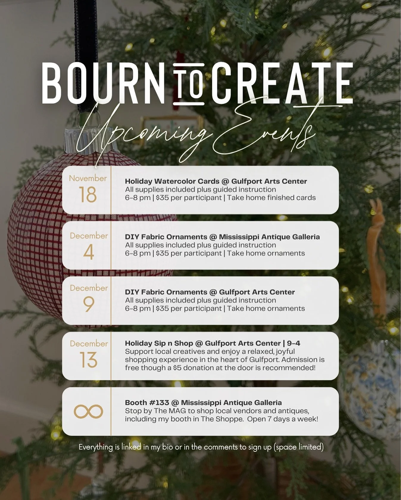 Mark your calendars! #craftnight #events #gulfcoast