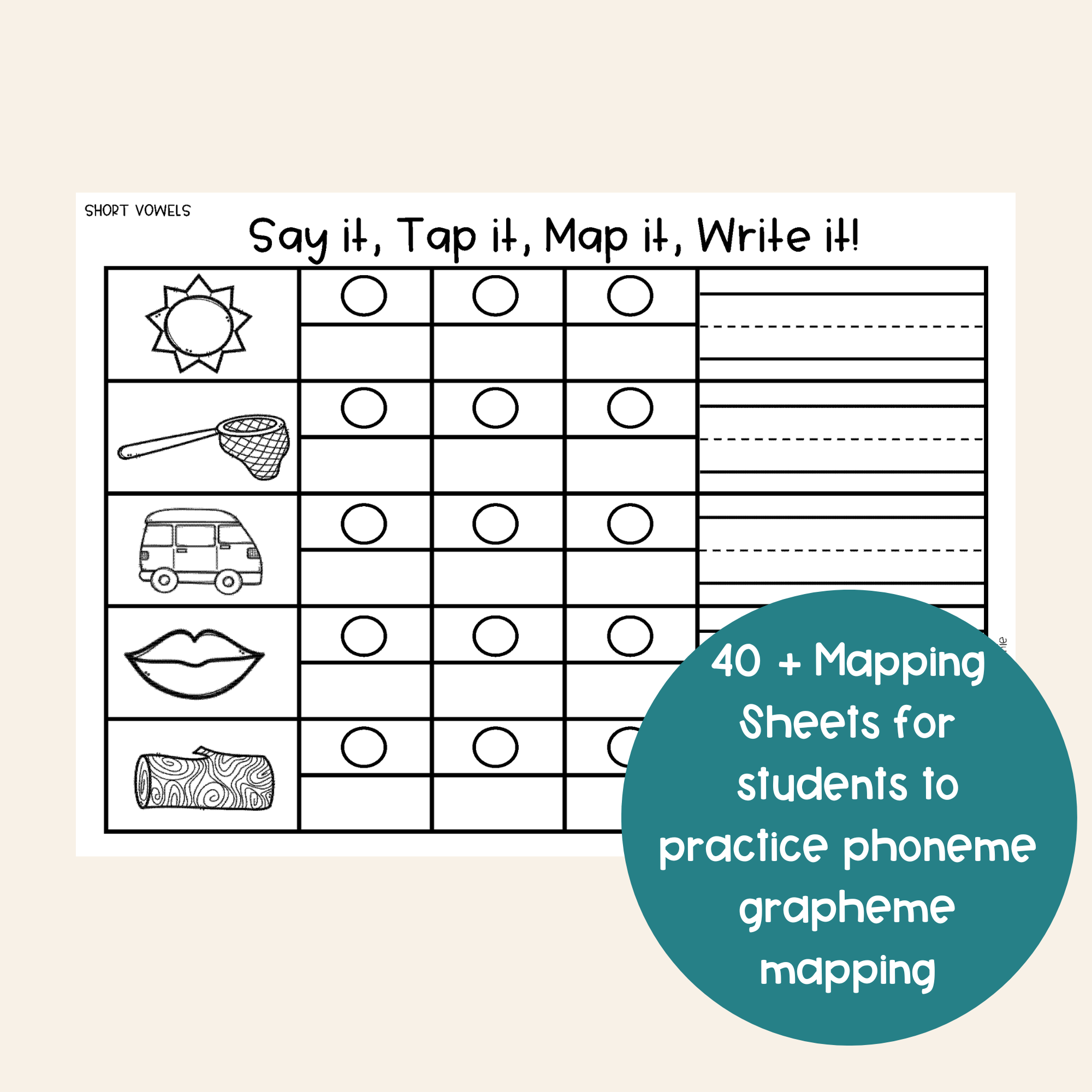 Phoneme Grapheme Mapping Phonics Activities — Literacy Edventures