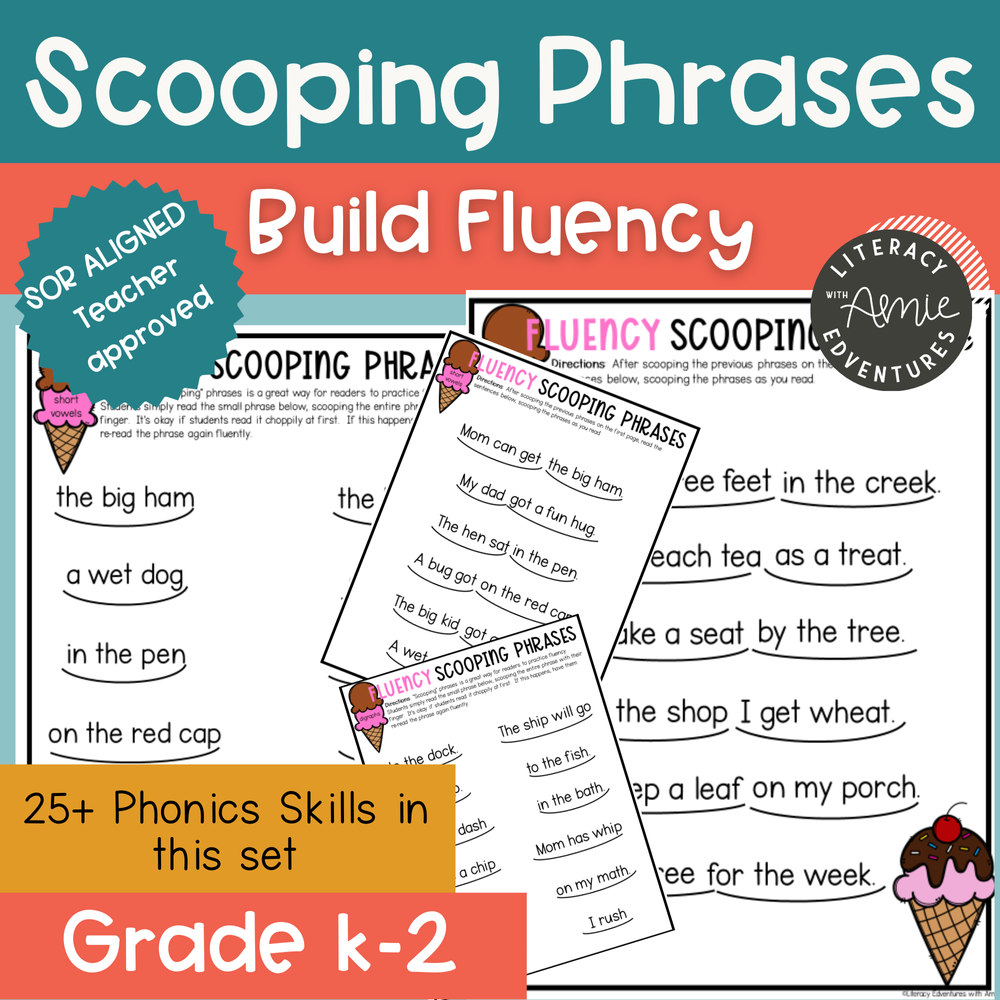Fluency Secret Sentences Full Set Literacy Edventures