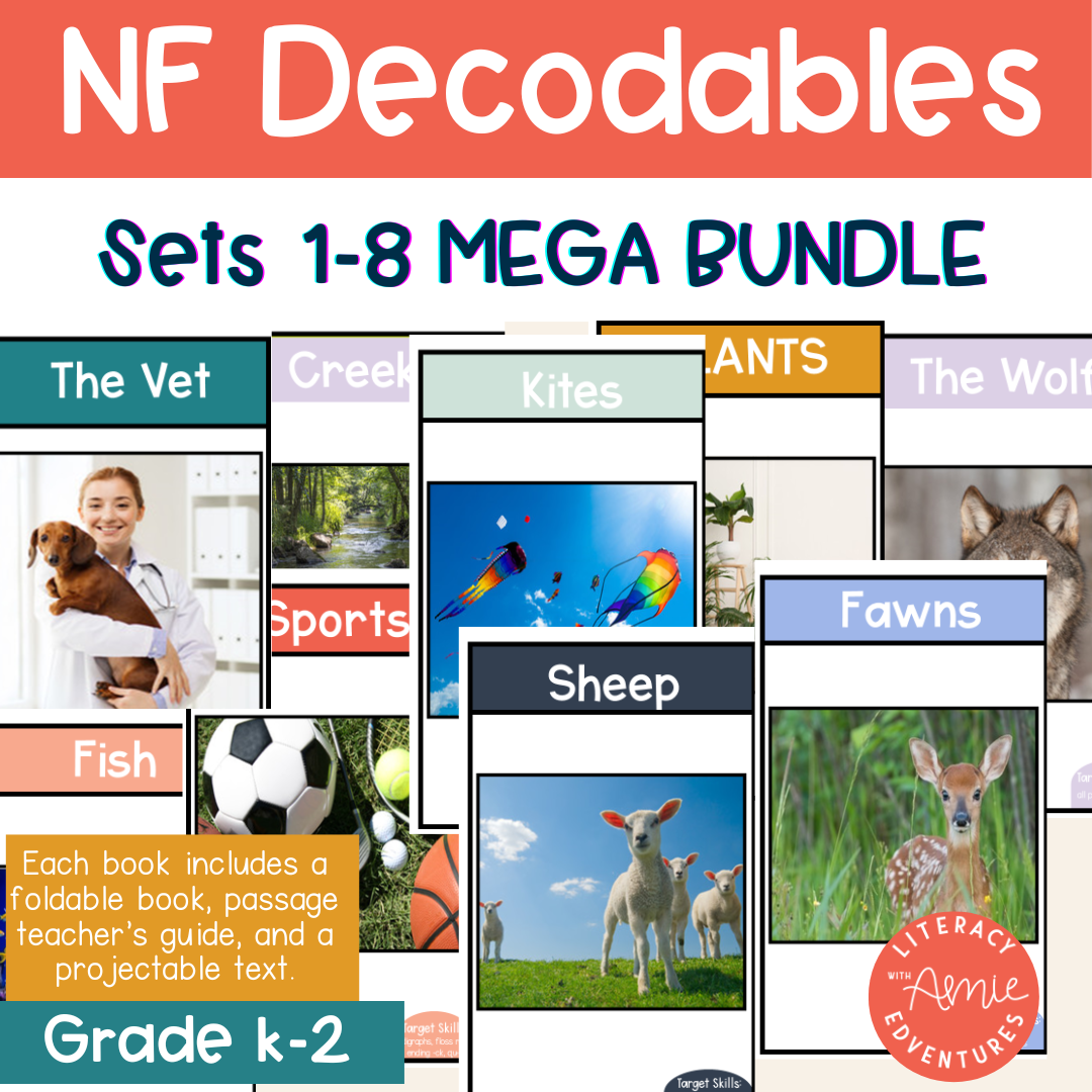 Decodable Books and Passages - MEGA BUNDLE — Literacy Edventures