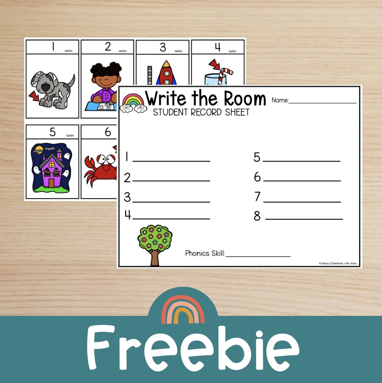 This Write the Room activity has students movin&rsquo; and groovin&rsquo;. Students (especially the younger ones) love activities that involve movement or getting up from their seats. Movement helps work different parts of the brain and aids in atten