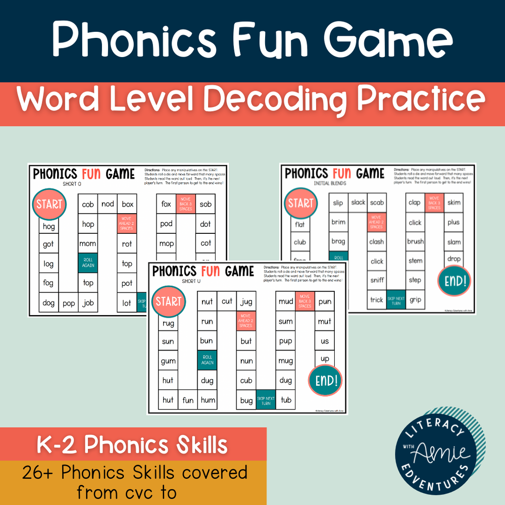 Phonics Fun Game — Literacy Edventures