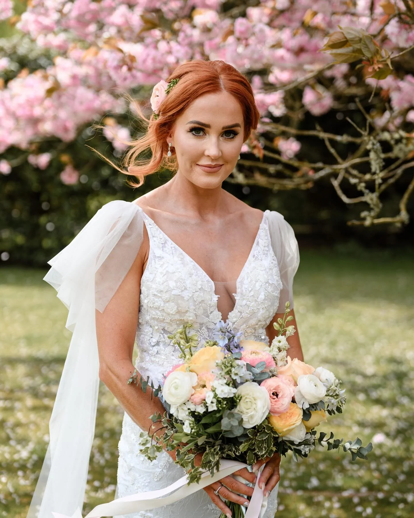 l&rsquo;ve got some lovely images from Jennifer and Daniel&rsquo;s ceremony in Dunkeld to share, but first I wanted to give a moment to Jennifer, her girl squad, and the beautiful blossom tree in the grounds of @dunkeldhouse where they got ready befo