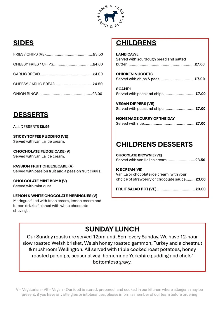 The Lamb & Flag Wick Cowbridge, Vale of an open fire pub