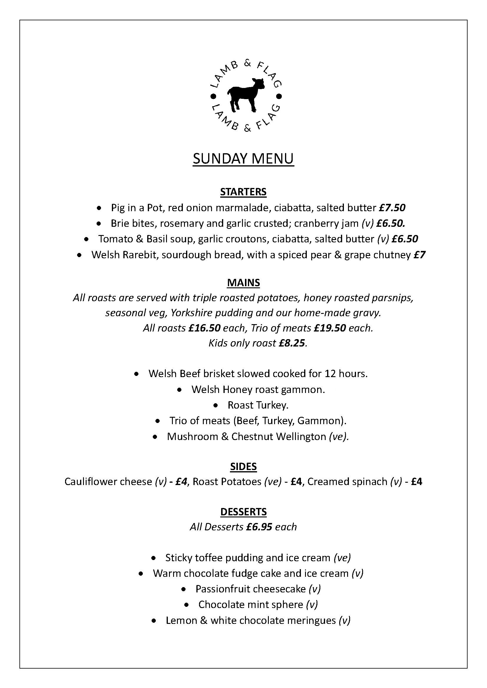 The Lamb & Flag Wick Cowbridge, Vale of an open fire pub