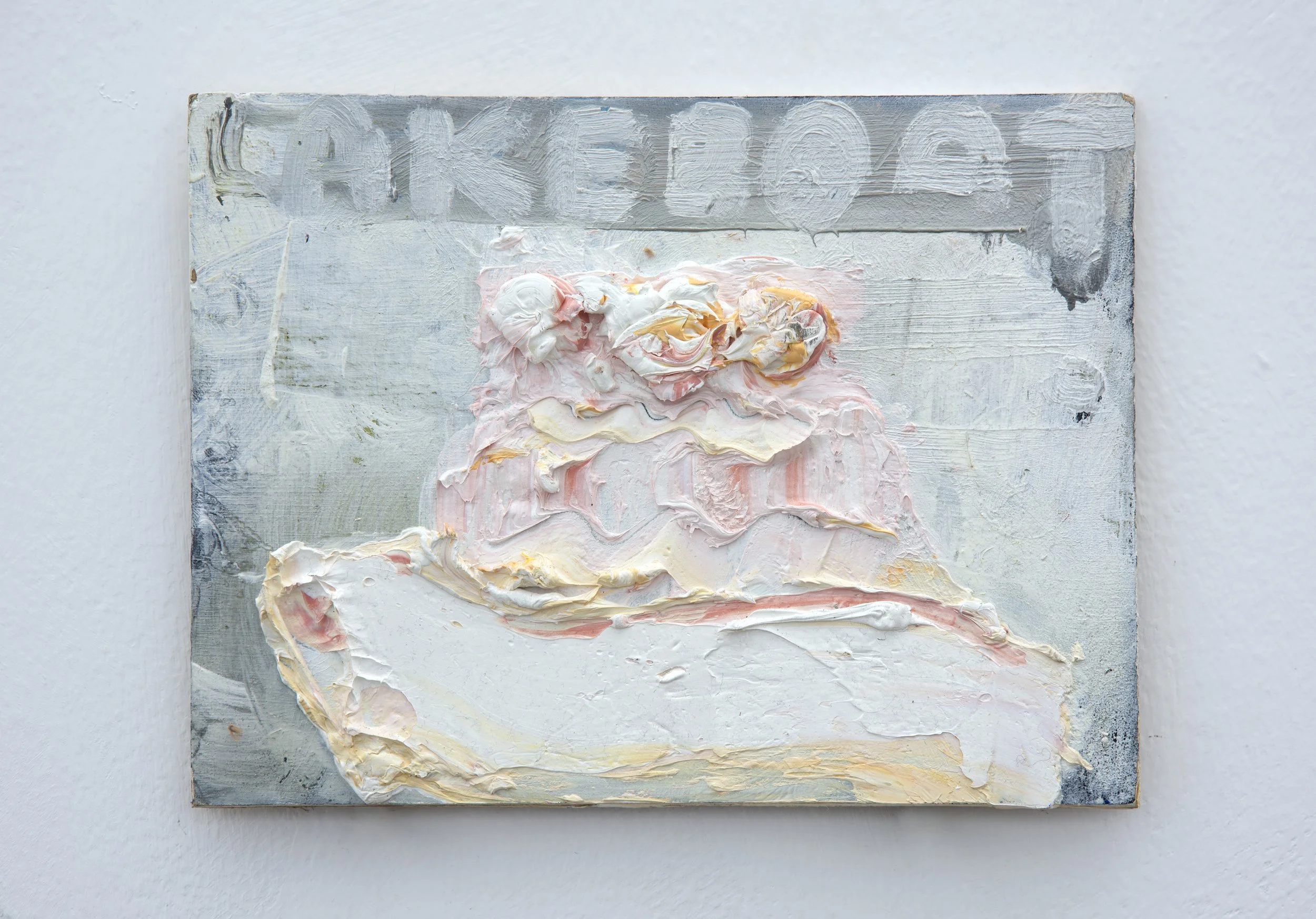 Cake Boat, 2025. xx x xxcm. Oil on panel.