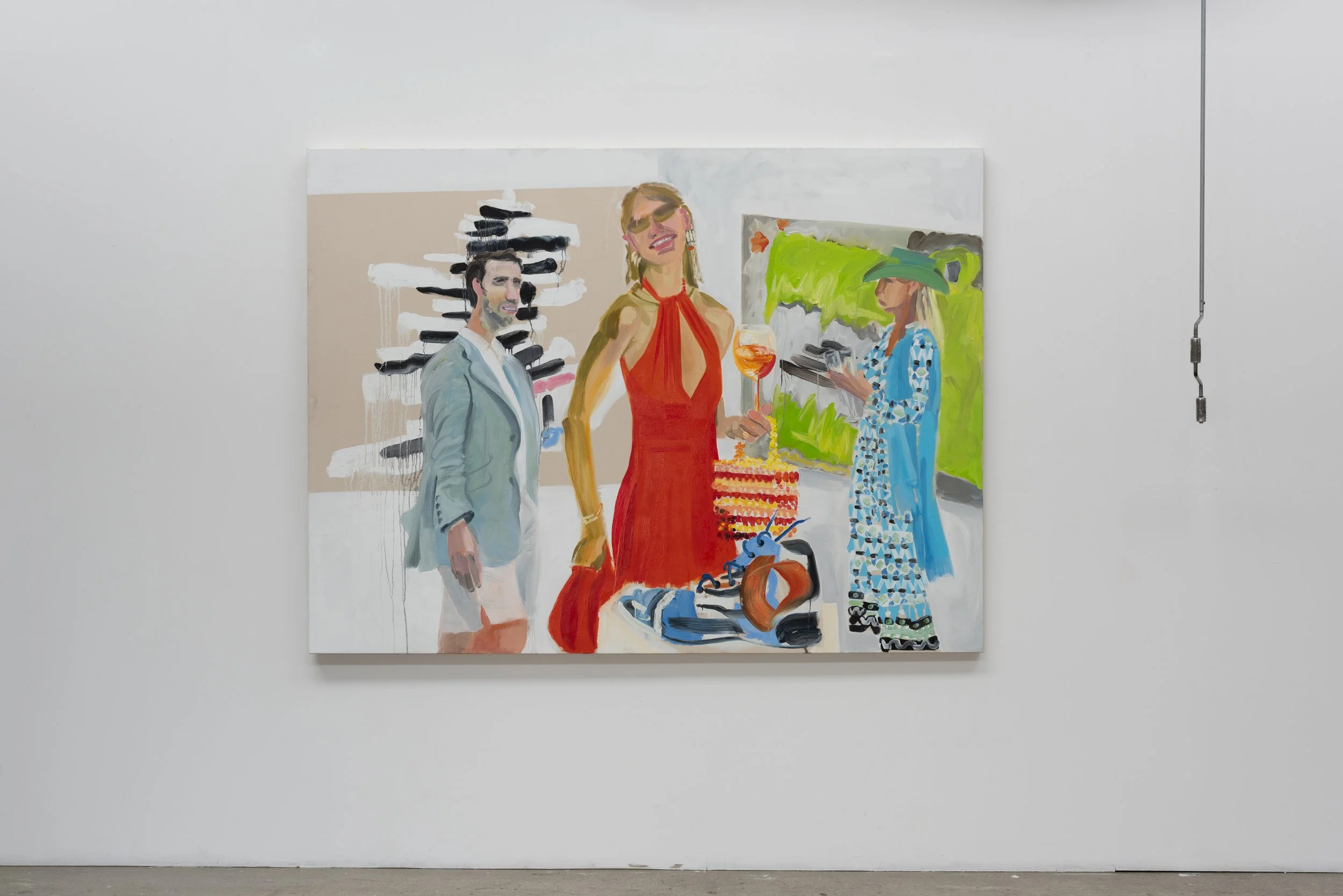 Show Piece, 2026. 150 x 200cm. Oil on canvas.