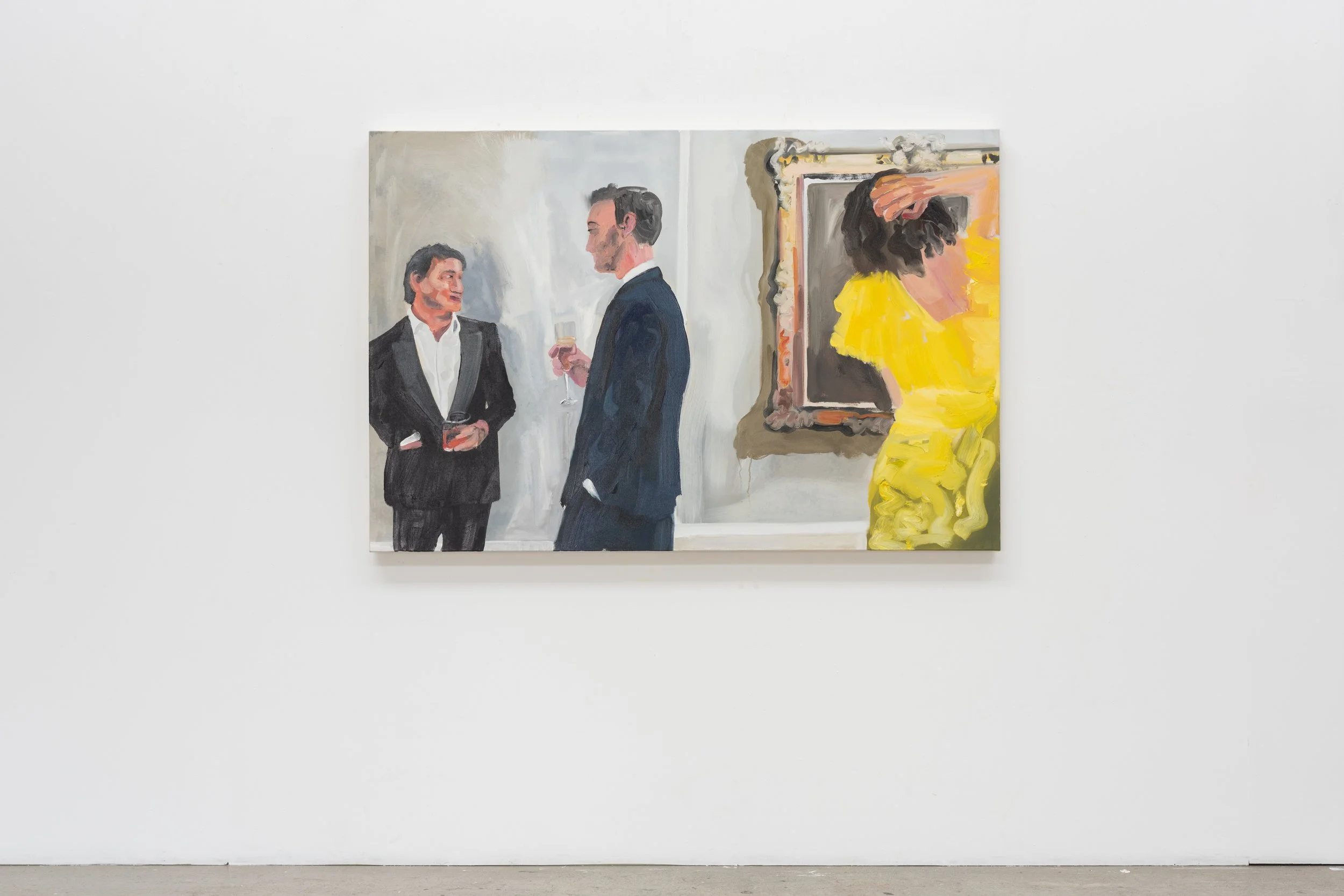 Private View, 2026. 100 x 150cm. Oil on canvas.
