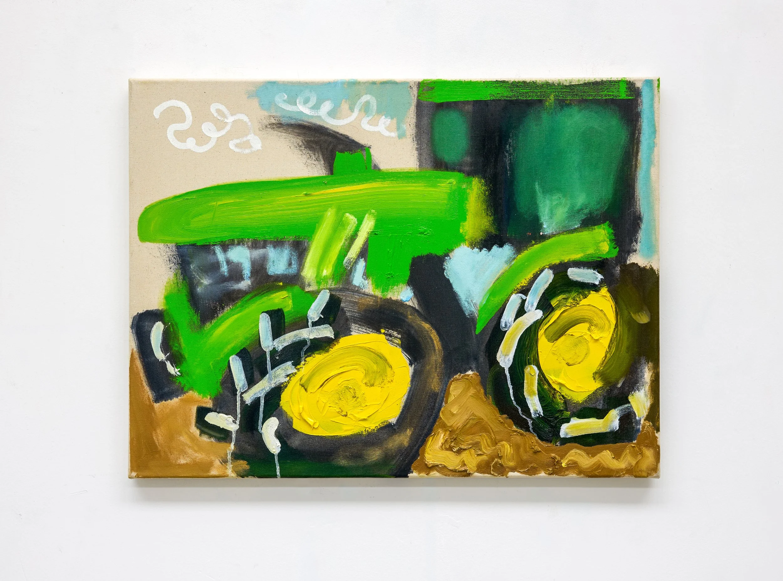 John Deere, 2025. 60 x 80cm. Oil on canvas.